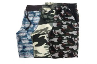 Kit 3 Bermuda Moletom Original 100% Algodão (GG)