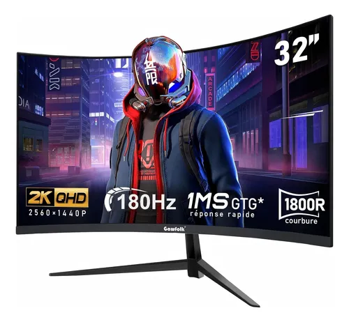 32” Monitor Curvo 2k 180hz