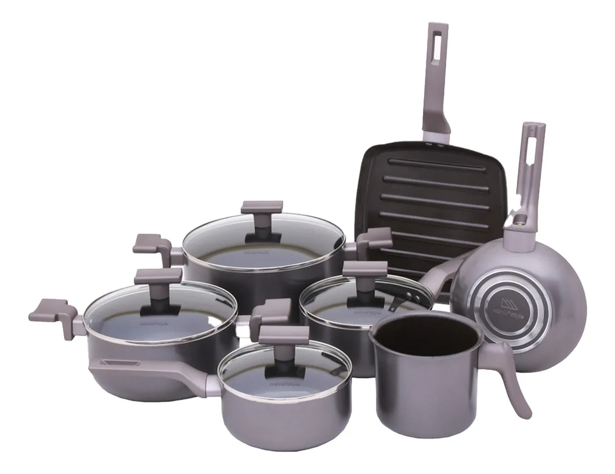 Conjunto De Panelas Sartin Graf 7 Peças Cerâmica