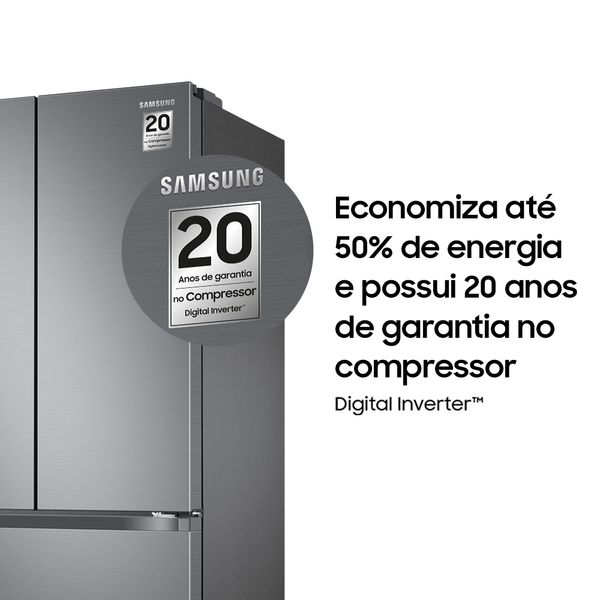 Geladeira Samsung RF49A Inverter Frost Free 3 Portas