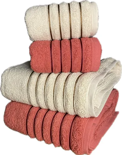 Jogo Toalhas De Banho C/ 4 Pçs