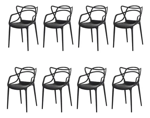 Kit 8 Cadeiras Allegra
