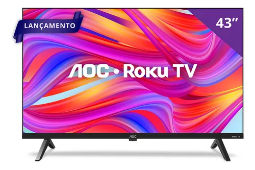 Smart TV 43″ FULL HD AOC Roku TV