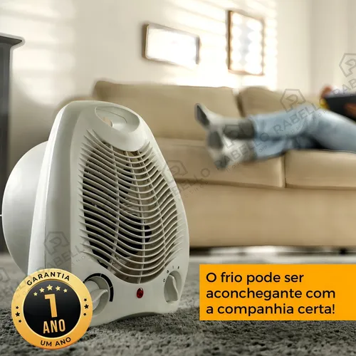 Aquecedor elétrico 1500W branco