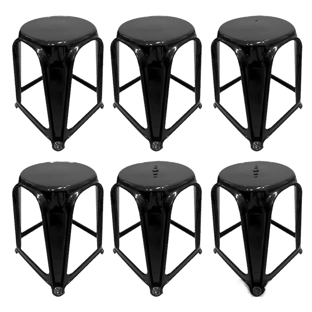 6 Banquetas de Plástico
