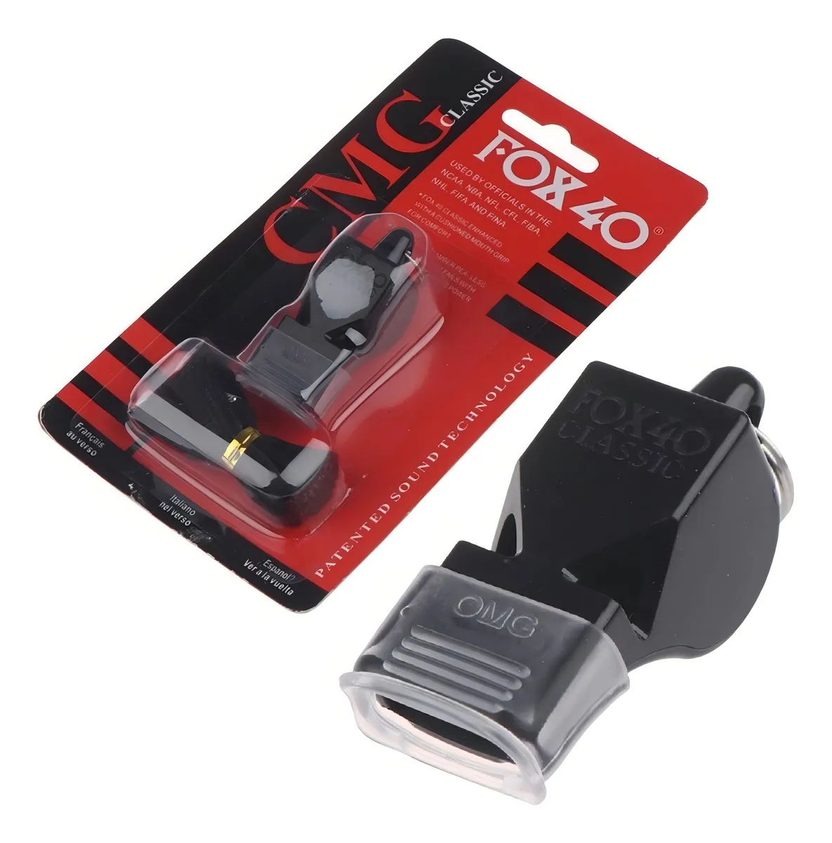 Apito Profissional Fox 40 Classic Juiz