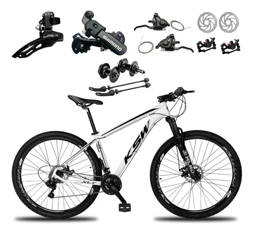 Bicicleta Aro 29 Mtb Ksw 21 Marchas Shimano E Freios A Disco