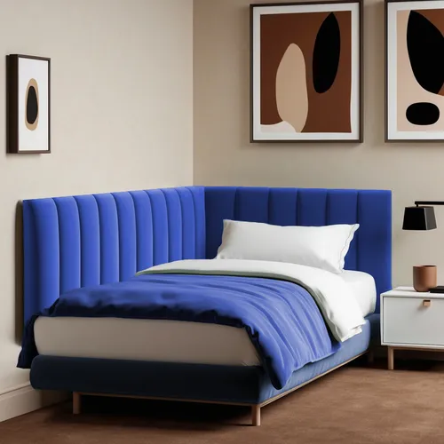 Cabeceira Estofada Em L