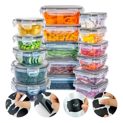 Conjunto 16 Potes Herméticos