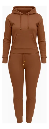 Calça E Blusa Moletom Jogger Feminino