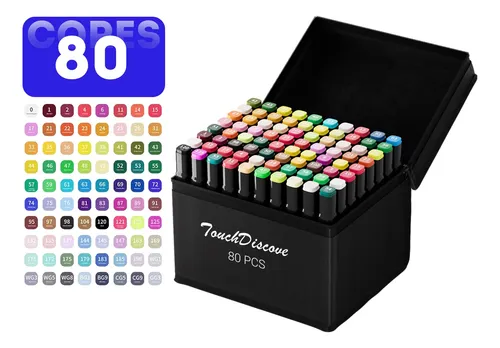 Ponta Dupla 80 Cores Kit