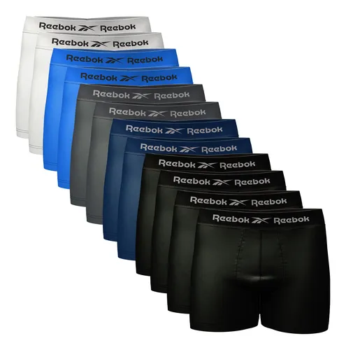 12 Cuecas Boxer Reebok Sem Costura