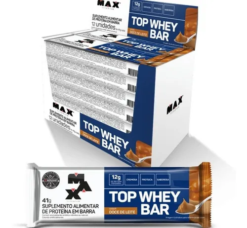 Top Whey Bar – Caixa C/12 Unidades