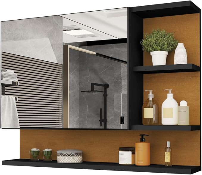 Armario Espelheira Para Banheiro 1 Porta