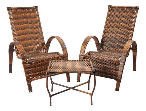 Cadeiras C/ Mesinha De Centro