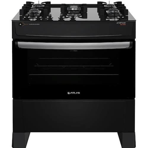 Fogão Atlas 5 Bocas Preto