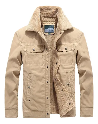 Jaqueta Bomber De Sarja Forrada Slim Fit Importada Frio