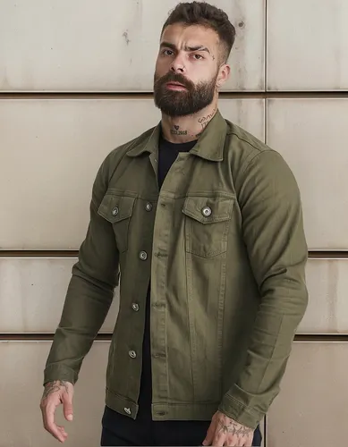 Jaqueta Jeans Masculina 4 Bolsos Premium 36 Ao 48 + Cores