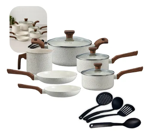 Panelas Indução Mimo Style Cerâmica 10 Peças