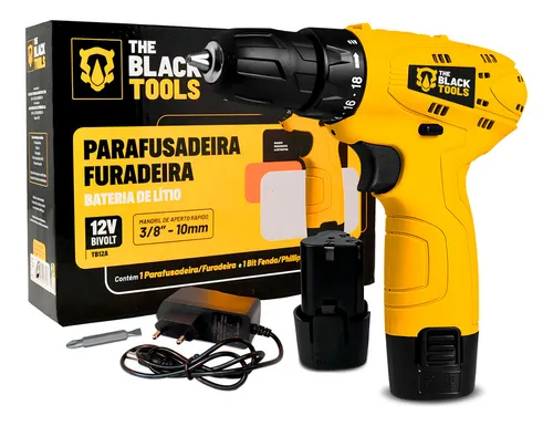 Parafusadeira Furadeira The Black Tools