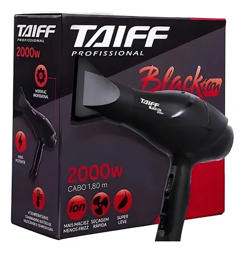 Taiff Black Ion Secador De Cabelo