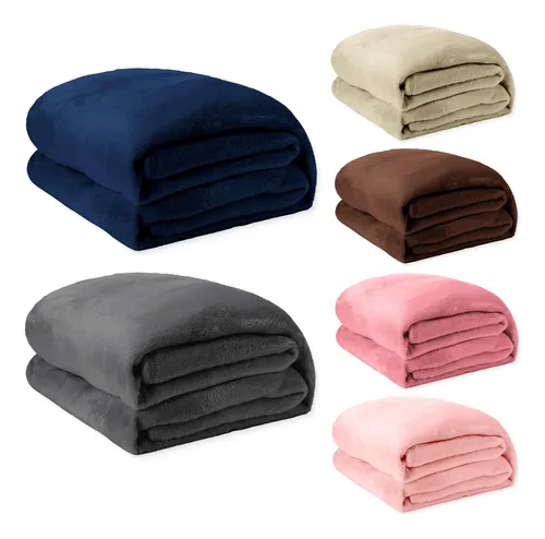 2 Coberta Manta Soft Casal 2,00×1,80 Mts