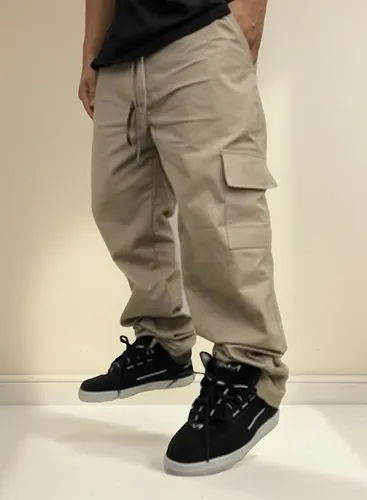 Calça Cargo Sarja Jeans