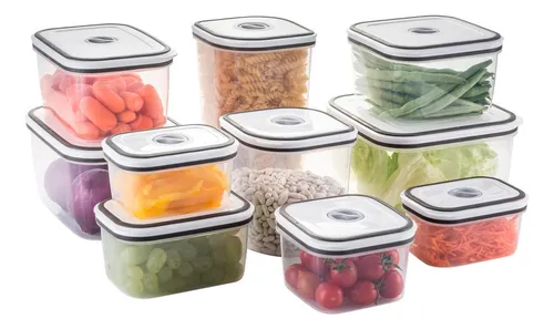 Conjunto 10 Potes Herméticos