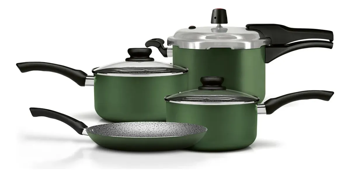 Conjunto De Panelas Alumínio 4 Peças