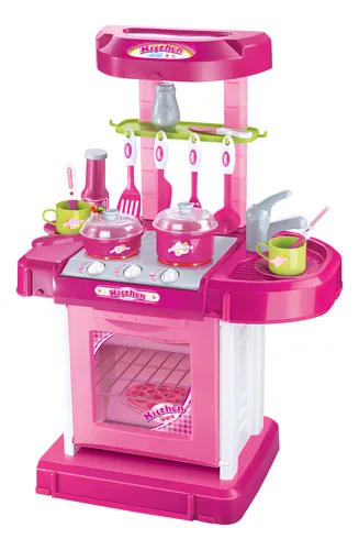 Cozinha Infantil Brinquedo C/ Som e Luz