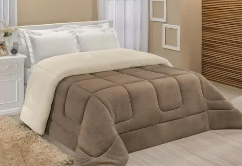 Edredom Sherpa Cobertor E Coberdrom