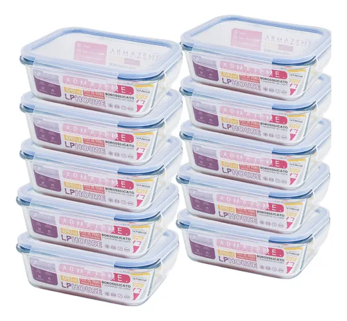 Jogo Kit 10 Potes 640ml