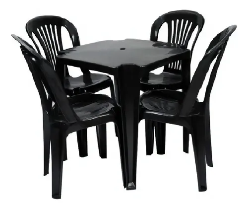 kit mesa monobloco com 4 cadeiras