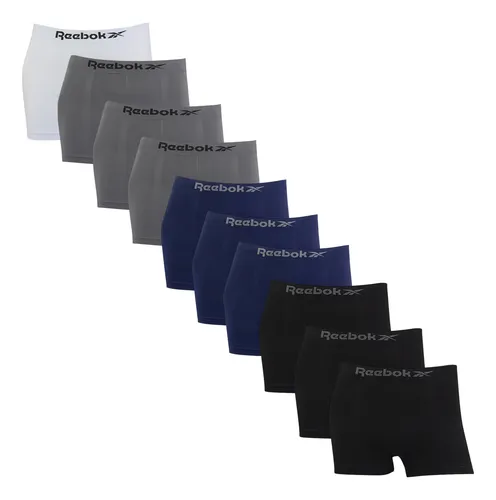 Kit 10 Cuecas Reebok Boxer Box