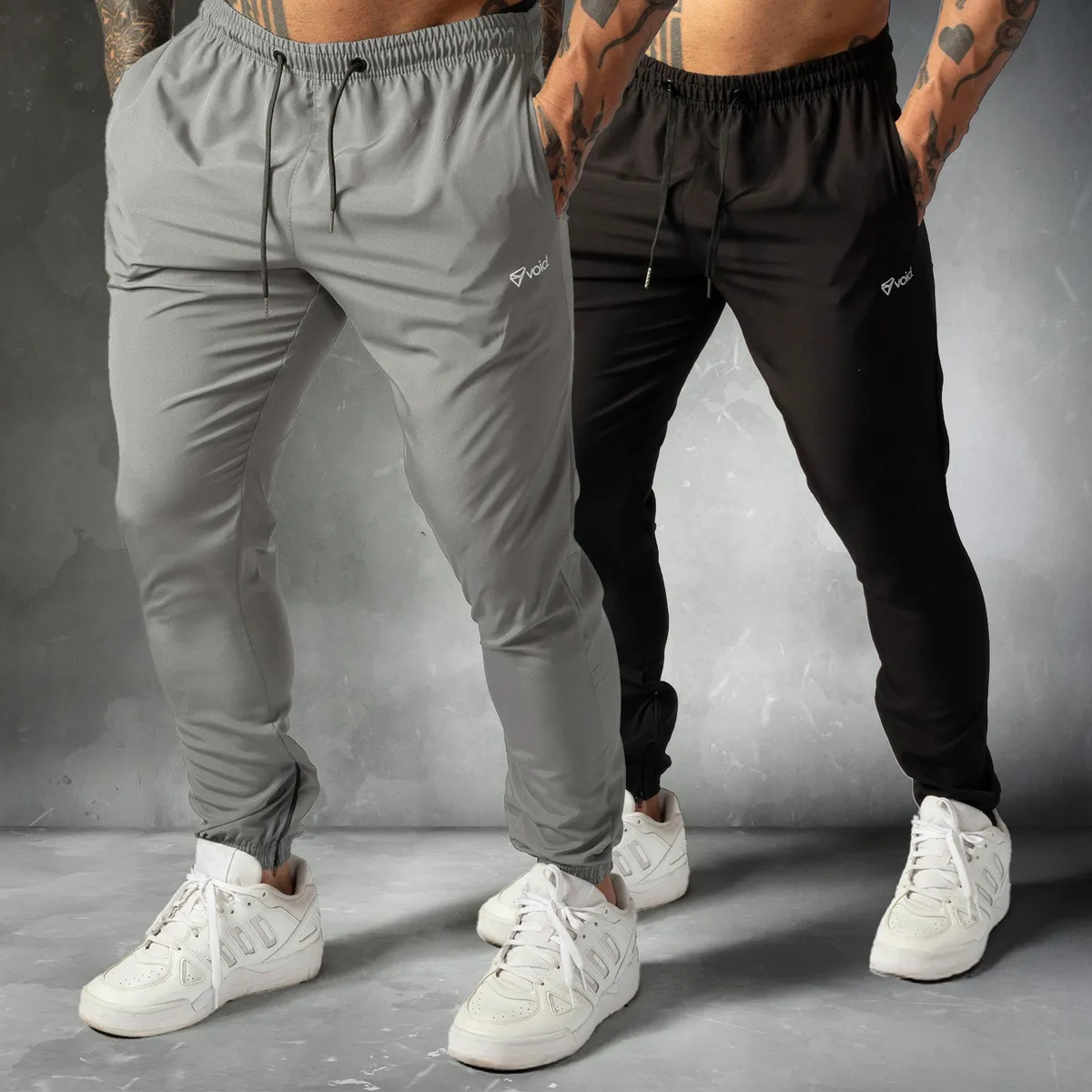 Kit 2 Calças Jogger Tactel Com Elastano