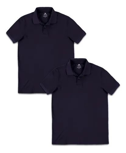 Kit 2 Camisas Polo Masculinas Básicas Hering