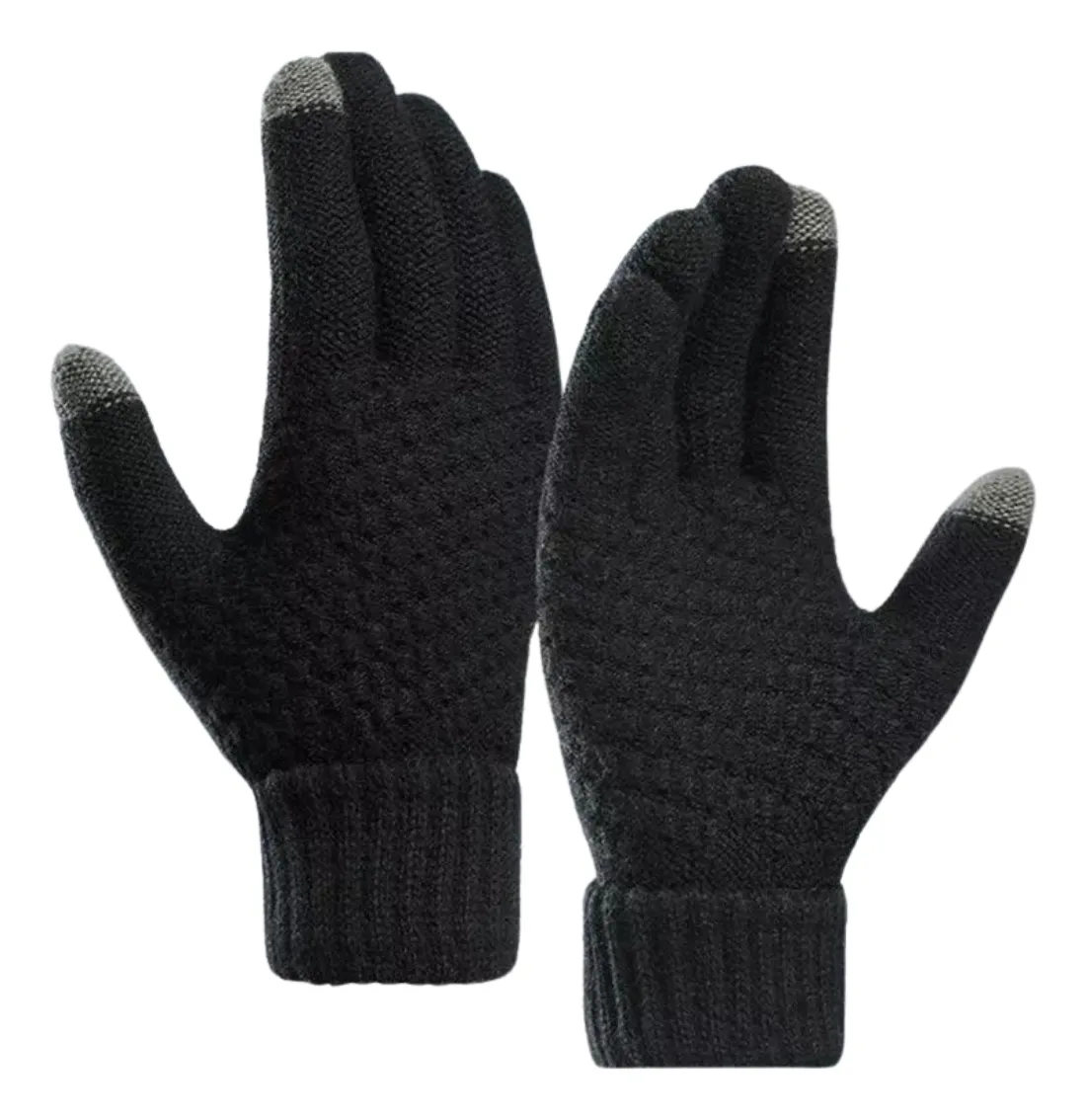 Luva De Lã Frio Inverno Adulto