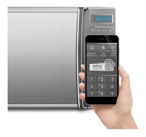 Micro-ondas de Bancada Electrolux Cinza 27L