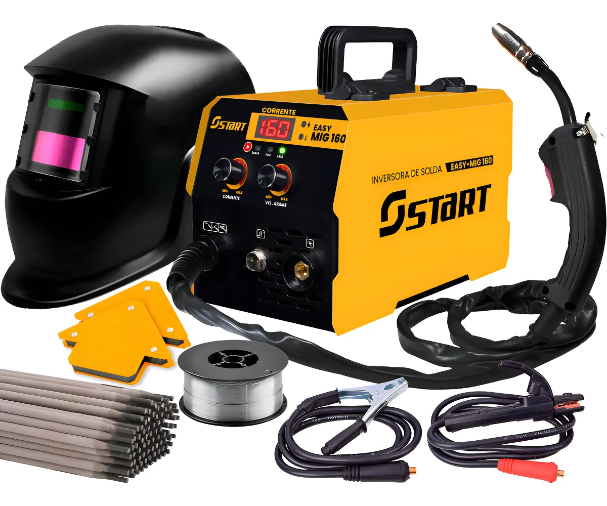 Máquina De Solda Inversora Mig 160a Sem Gás