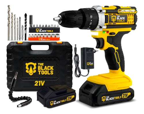 Parafusadeira Furadeira De Impacto The Black Tools