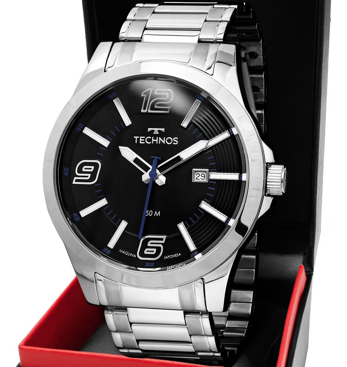 Relógio Masculino Technos Soul Prateado