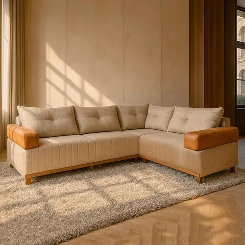 Sofá De Canto Leona Gold Bom Pastor