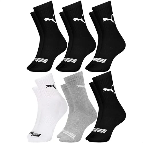 6 Pares Meias Puma
