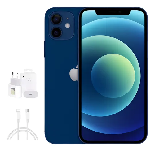 Apple iPhone 12 (128 Gb) Azul Novo