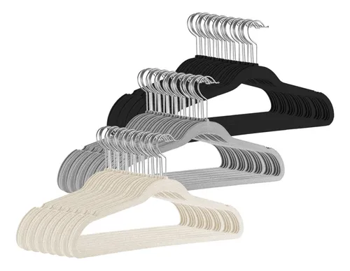 Cabides De Veludo Adulto Fino