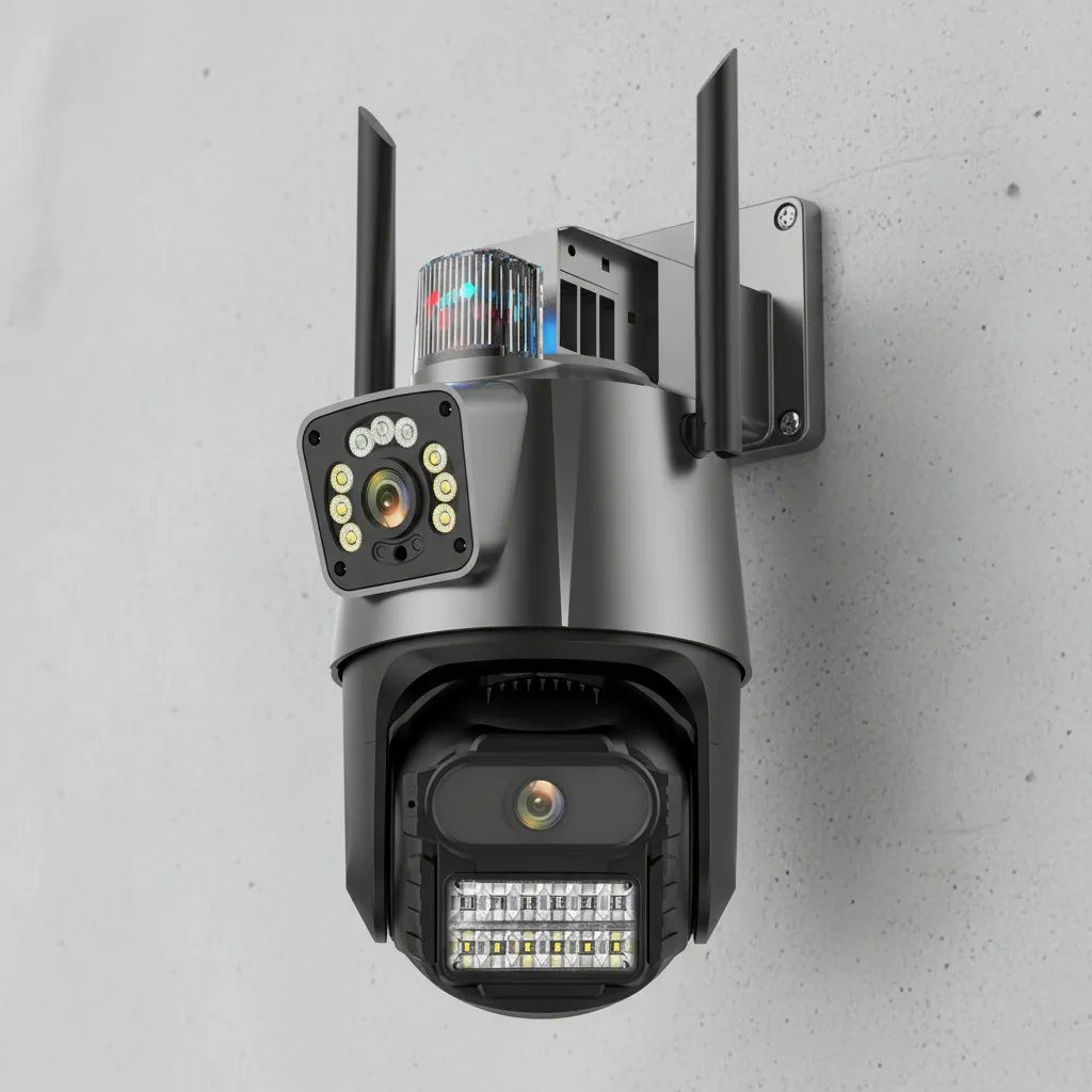 Câmera segurança Ip Wifi P11-qq6 Lente Dupla