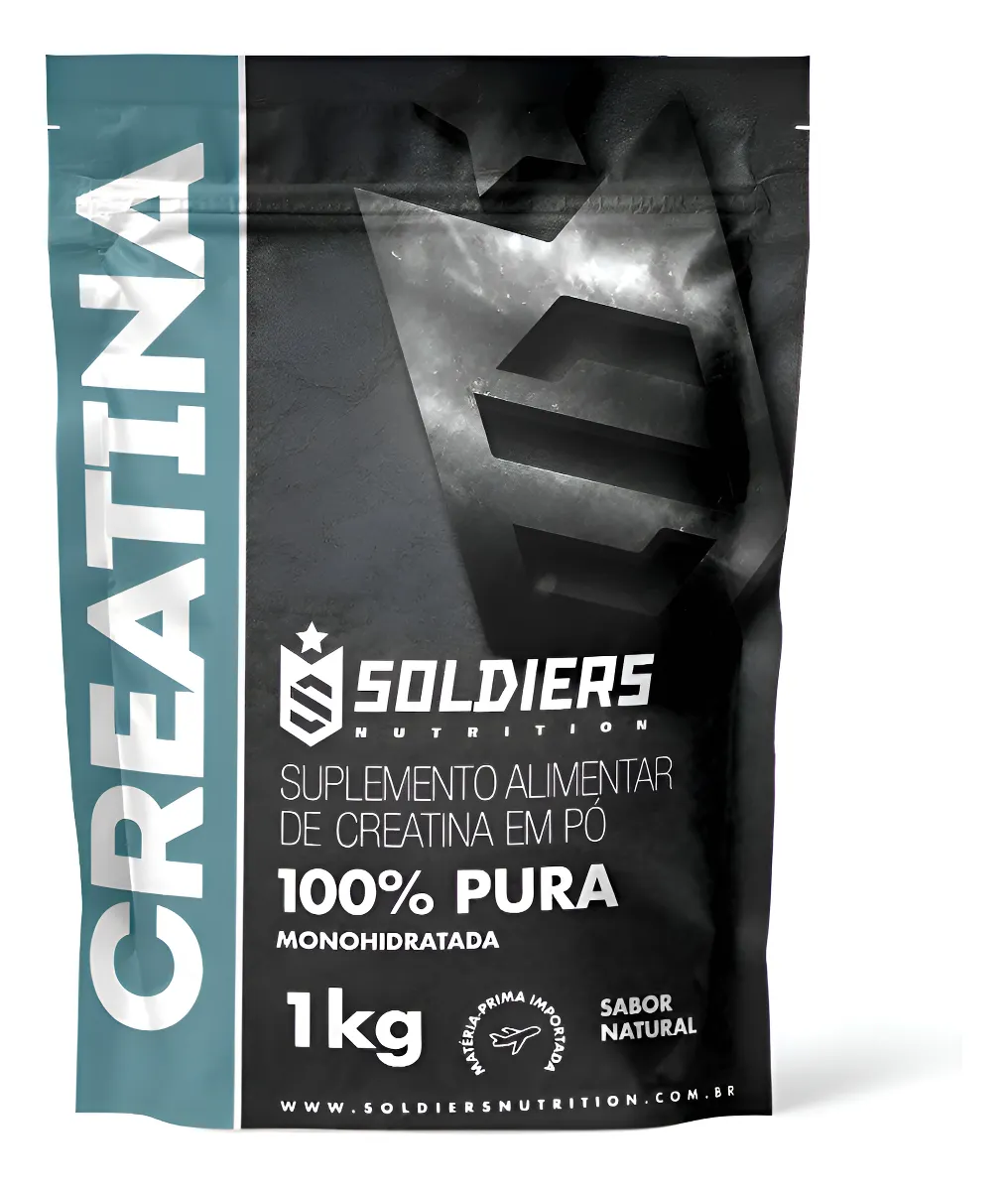 Creatina Monohidratada 1Kg Soldiers Nutrition