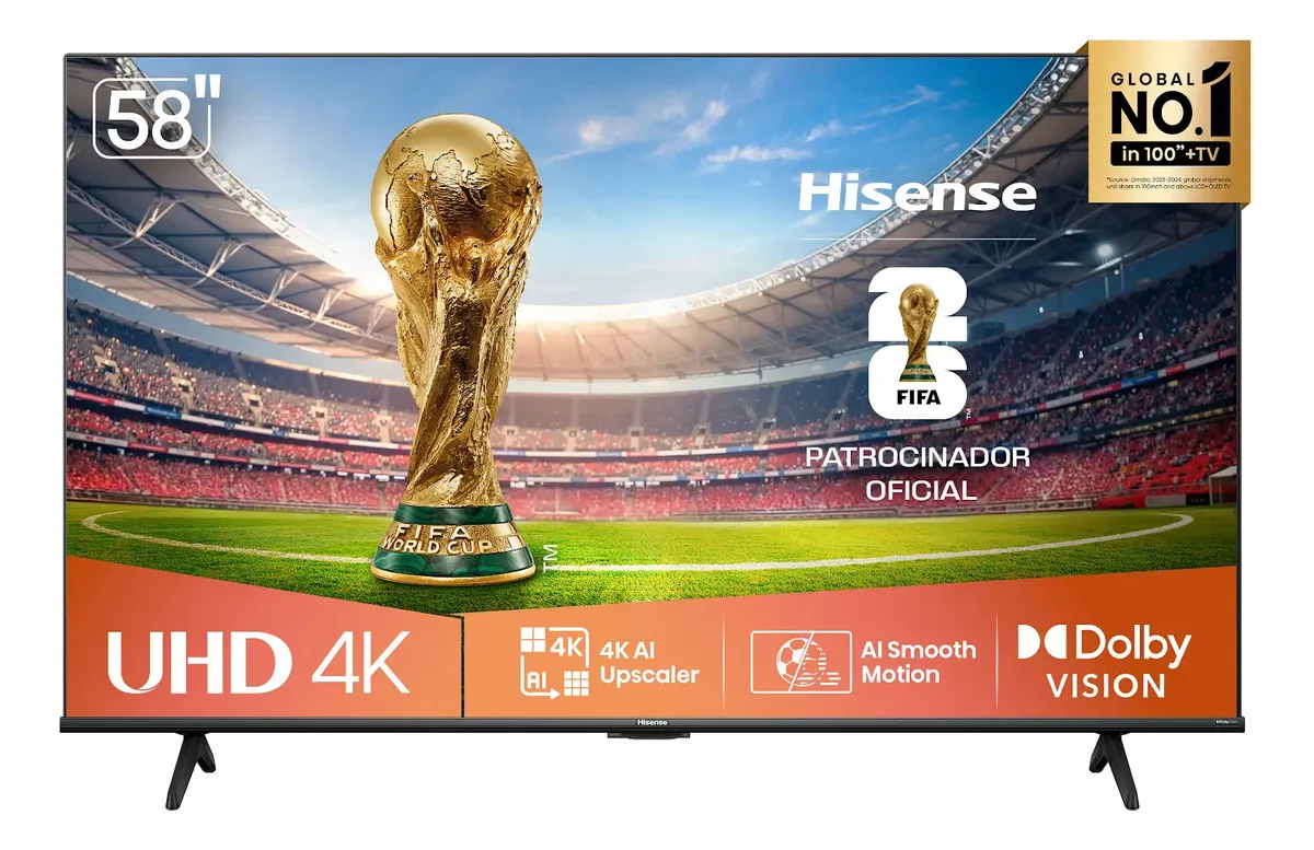 Hisense Smart TV 4K 58 Polegadas