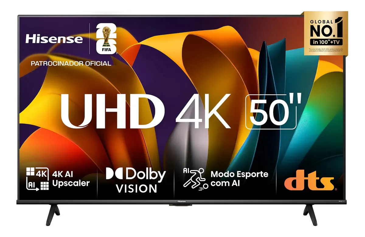 Hisense Smart TV UHD 4K DLED 50″