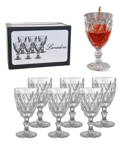 Jogo 6 Taças Vidro